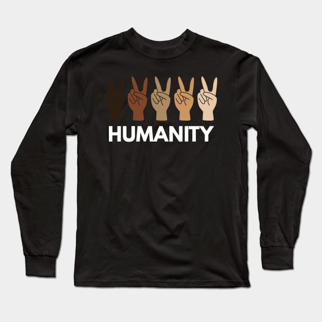 Humanity Long Sleeve T-Shirt by BloodLine